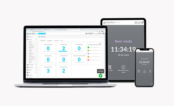 Software de controle de ponto Secullum Ponto Web