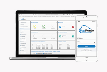 Software de controle de ponto Topponto Web da Topdata
